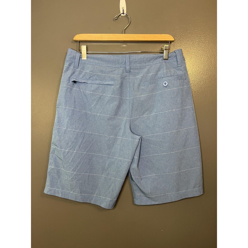 Hang Ten Shorts Mens 32 Blue Drawstring Performance Stretch Lightweight Golf